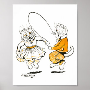 Poster Meninas e Meninos, Louis Wain