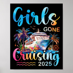 Poster Meninas em Cruzeiro 2025 Viagem de Navio de Cruzei
