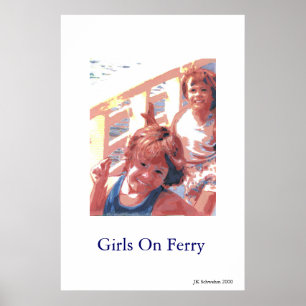 Póster Meninas Em Ferry