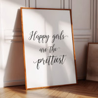 Meninas felizes são as mais bonitas