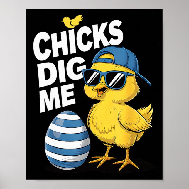 Poster Meninas Me Diguem Menino de Crianças de Páscoa Men (Frente)