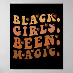 Poster Meninas Negras Eram Magia Melanina Histo Afro-Amer