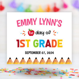 Poster Meninas Primeiro Dia Da Escola 1rua