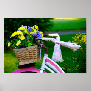Poster Meninas Só Querem Se Divertir, Meninas Rosa Bicicl