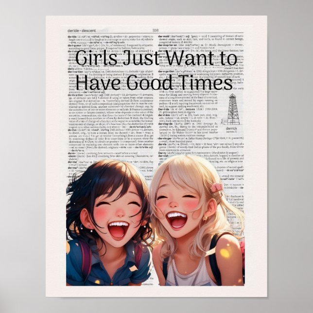 Poster Meninas só querem ter bons momentos (Frente)