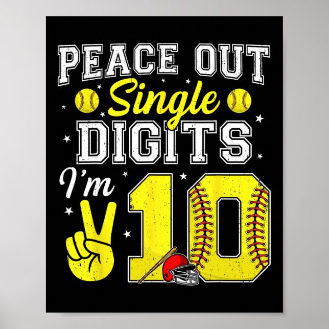 Poster Menino de 10 anos de idade Softll Paz Single Dígit (Frente)
