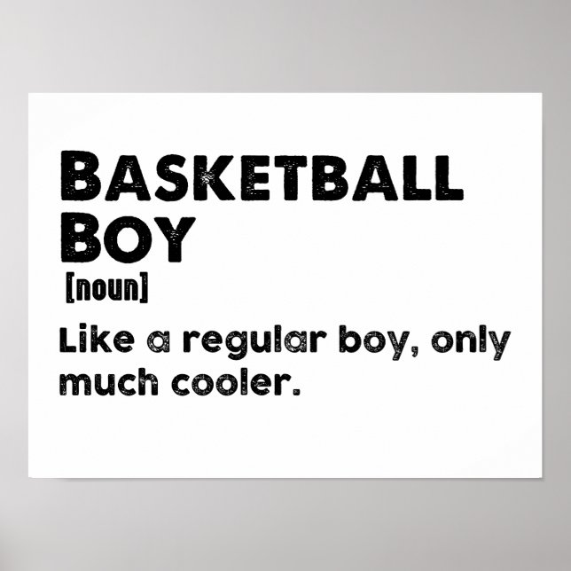 Poster Menino de Basquete, Meninos Engraçados (Frente)