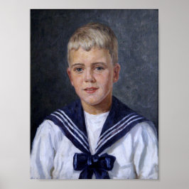 Poster Menino de Terno de Marinheiro