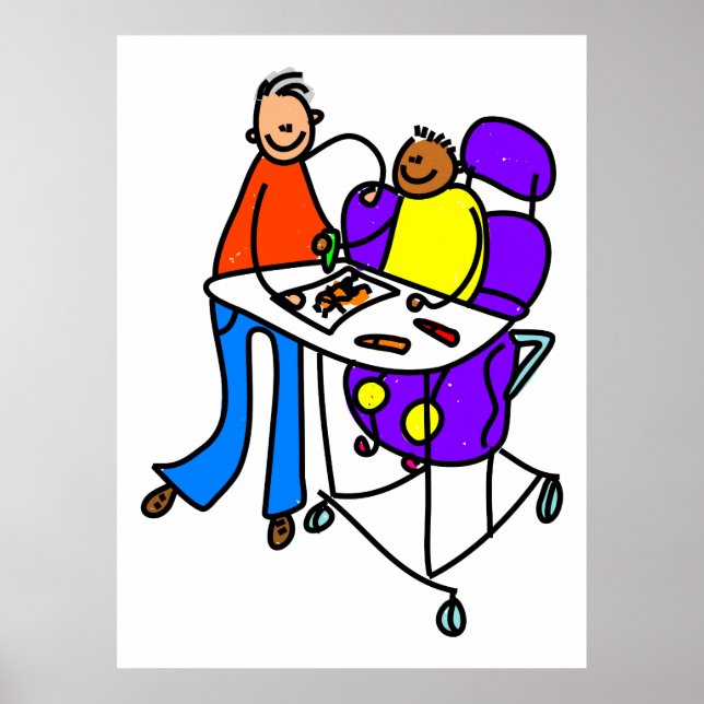 Poster Menino Desativado (Frente)