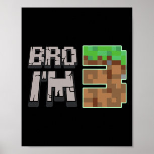 Poster Menino fazendo 3 anos