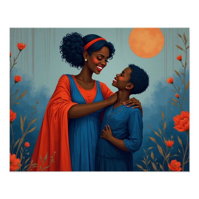 Póster Menino, Mãe e Felicidade (Frente)