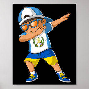 Poster Menino Metade Guatemalteco Metade Ucraniano Bandei