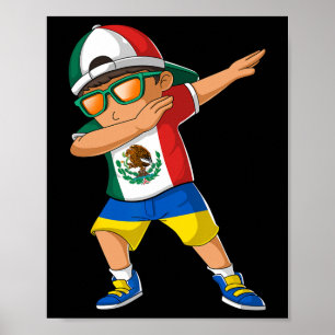 Poster Menino Metade Mexicano Metade Ucraniano México Ucr