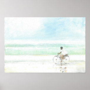 Poster Menino na bicicleta