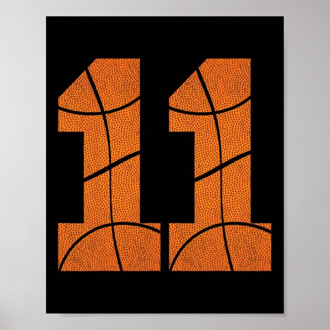 Poster Meninos De Basquete De Aniversário De 11 (Frente)