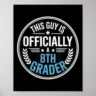 Poster Meninos de Volta à Escola 8ª Série 2025 Primeiro D