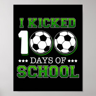 Poster Meninos Do Esporte Escolar De 100 Dias