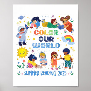 Poster Meninos do Livro 2025 Leitura Mundial no Verão