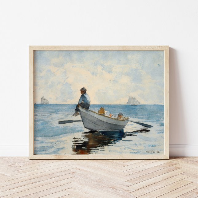 Poster Meninos em um Dory | Winslow Homer (Criador carregado)