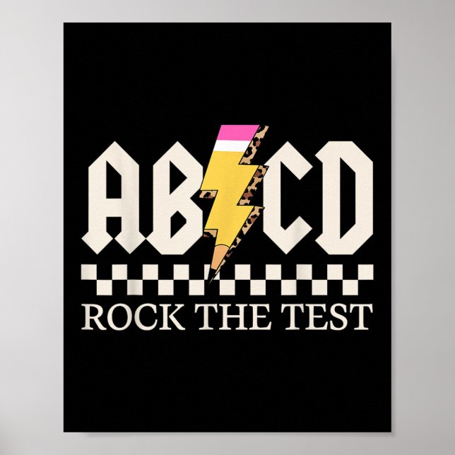 Poster Meninos Meninos Professores Rock Rock The Test Abc (Frente)