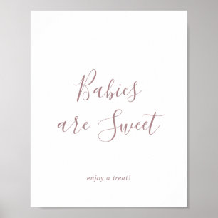 Poster Meninos Rosa Dourados mínimos são doces Aproveit