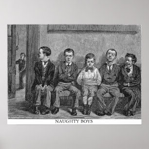 Póster Meninos travessosos