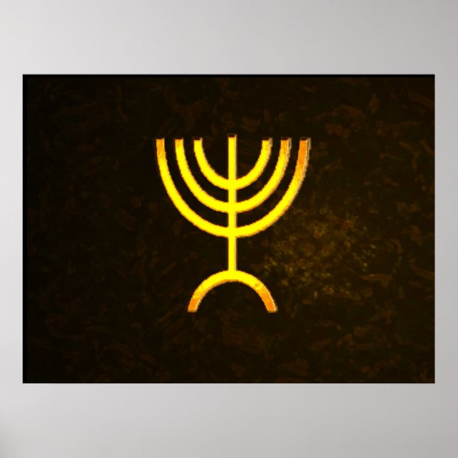 Poster Menorah Flame (Frente)