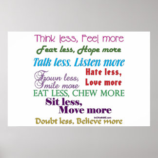 Poster Menos é Mais