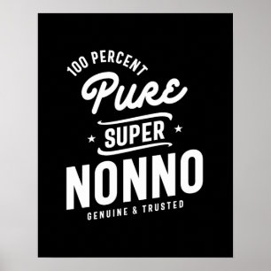 Poster Mens 100 Por Cento De Presente Puro Super Não