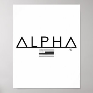 Poster Mens Alpha Ginásio Coelho Treino Musculação Fitnes
