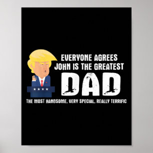Poster Mens Engraçado Trump Dizendo Maioria Citação do Pa