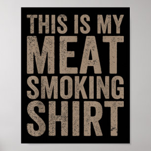 Poster Mens Este É O Meu Churrasco De Cozinhar Chef De Ca