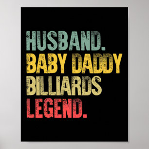 Poster Mens Funny Vintage Husband Ba