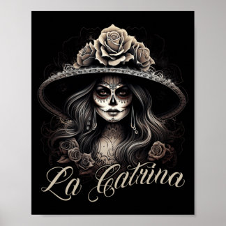 Poster Mens La Catrina Dress Stylish Day Of The