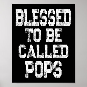 Poster Mens Vintage Abençoados Por Serem Chamados Pop - A