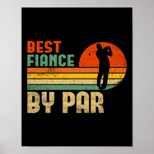 Poster Mens Vintage Melhor Fidelidade De Par Funny Golf F