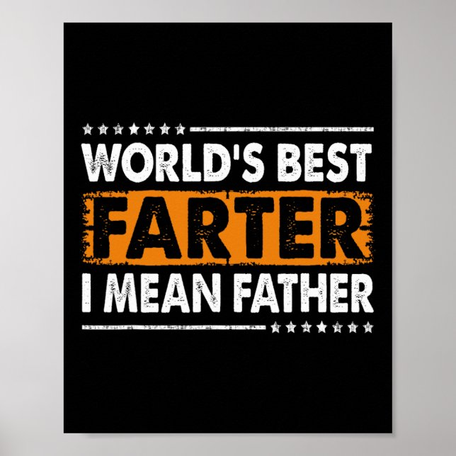 Poster Mens Worlds Melhor Que Eu Quero Dizer Pai Dia de o (Frente)