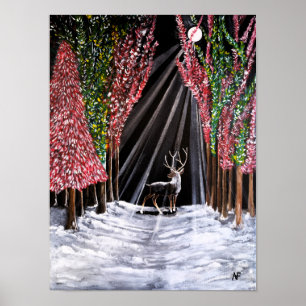 Poster Mensageiro Sagrado de Nara Pintura de Alfred Fox