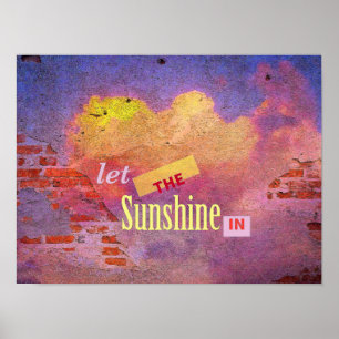 Poster Mensagem em uma Parede
