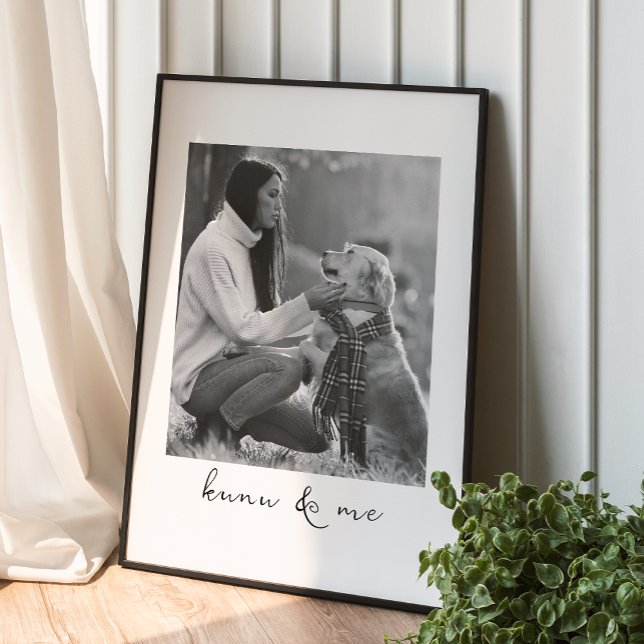 Poster Mensagem Personalizada De Pai De Cachorro Pet Love (Criador carregado)