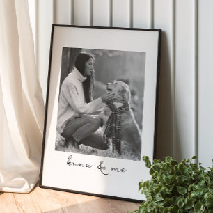 Poster Mensagem Personalizada De Pai De Cachorro Pet Love