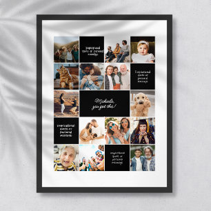 Poster Mensagens personalizadas de conforto Inspiracional