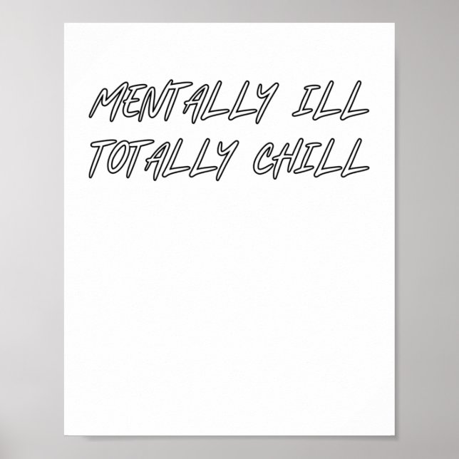 Poster Mentally Ill (Frente)