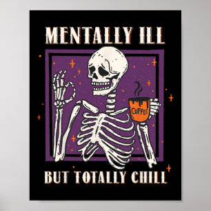 Poster Mentalmente Doente, Mas Totalmente Enchido Figurin