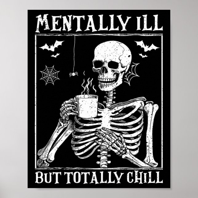 Poster Mentalmente Doente, mas Totalmente Enchido Figurin (Frente)