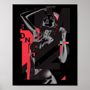 Poster Mente sobre - Arte Gráfica - Abstrato - Design de