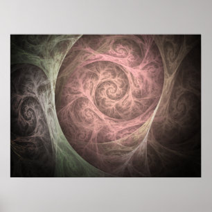 Poster Mente Sobre Matéria Fractal