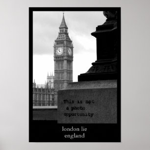 Póster mentira de Londres