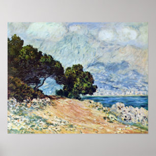 Poster Menton visto do boné Martin por Claude Monet
