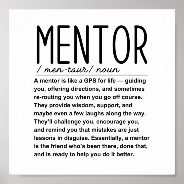 Poster Mentor (Frente)